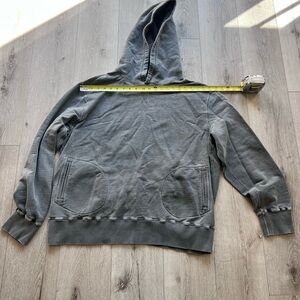 Todd Snyder Charcoal Popover Hoodie